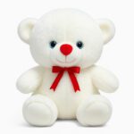 Funtoos White Couple Teddy Soft Toy For Valentine’S Day | Romantic Gift For Lovers – 26 Cm(White)