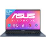 Asus Vivobook 15, Intel Core I3 13Th Gen 1315U, 16Gb Ram, 512Gb Ssd, Fhd 15.6″, Touchscreen, Win11, Office Home 2024, M365 Basic (1Year)*, Quiet Blue, 1.7Kg, X1504Va-E83959Ws, Intel Uhd Igpu, Laptop