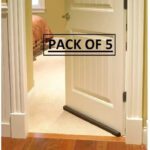 Pyorit Door Stoppers | Seal | Closers |Bottom| (Pack Of 5, 39 Inch) Strip Guard Sound-Proof Reduce Noise Energy Saving Weather Stripping Door Mounted Door Stopper(Brown)
