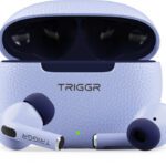Triggr Cosmos With Textured Design, Dual Pairing, 50H Battery, 13Mm Drivers, Bt V5.3 Bluetooth(Onyx Lilac, True Wireless)