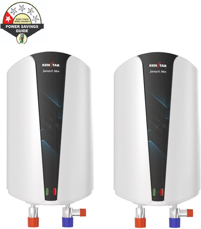 Kenstar 5.5 L Instant Water Geyser (Jacuzzi Neo- 3000-Watts ( Pack Of 2 ), White)
