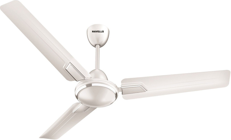 Havells Andria Es|Energy Efficient|Dust Resistant|Low Noise| Premium Design| 50W With 2 Year Warranty 1200 Mm Ceiling Fan(Pearl White | Pack Of 1)
