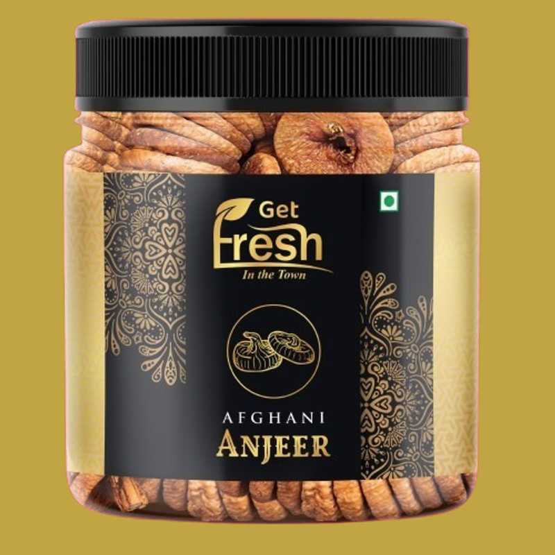 Get Fresh Afghani Anjeer 1Kg | Natural Sweetness | Healthy Dry Fruit Figs(1 X 1000 G)