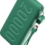 Ambrane 20000 Mah 22.5 W Power Bank(Green, Lithium Polymer, For Mobile, Smartwatch, Earbuds)