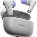 Hammer Airflow Neo Earbuds With 80H Playtime, 13Mm Titanium Driver, 40Ms Gaming Mode Bluetooth(Grey, True Wireless)