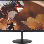 Acer Nitro 68.58 Cm (27 Inch) Quad Hd Led Backlit Ips Panel Height Adjustable Gaming Monitor (Xv272U)(Response Time: 1 Ms, 144 Hz Refresh Rate)