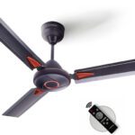 Longway Aero-3B-P1 With 5 Year Warranty Bldc Motor With Remote 1200 Mm Ceiling Fan(5 Star | Brown Smoked | Pack Of 1)