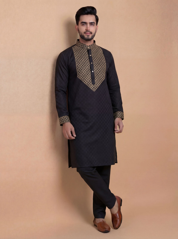Tibra Collection Men Kurta Pyjama Set
