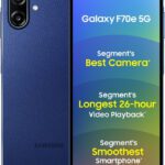 Samsung Galaxy F70E 5G (Spotlight Blue, 128 Gb)(4 Gb Ram)