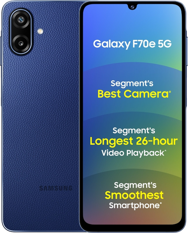 Samsung Galaxy F70E 5G (Spotlight Blue, 128 Gb)(4 Gb Ram)