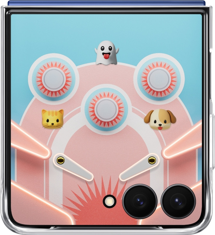 Samsung Flip Cover For Samsung Galaxy Flip7(Transparent)