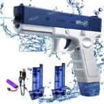 Vikrida Holi Pichkari Electric Water Gun, Automatic Squirt Gun With 300Cc Capacity Water Gun(Blue)