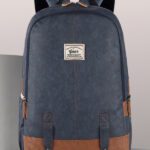 Gear Classic Leather Without Anti Theft 28 L Laptop Backpack(Blue)