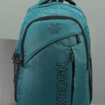 Wrogn Spacy Unisex Fits Upto 16 Inches/College /School Bag With Raincover 45 L Laptop Backpack(Green)