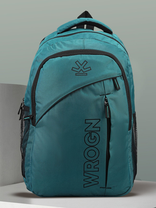 Wrogn Spacy Unisex Fits Upto 16 Inches/College /School Bag With Raincover 45 L Laptop Backpack(Green)