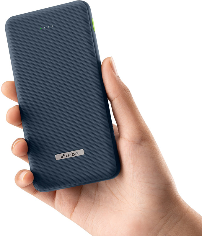 Urbn 10000 Mah 22.5 W Power Bank(Blue, Lithium Polymer, Power Delivery 3.0 For Mobile)