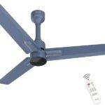 Polycab Wizzy Neo With 4 Year Warranty Bldc Motor With Remote 1200 Mm Ceiling Fan(5 Star | Blue Silver | Pack Of 1)