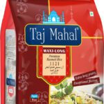 Taj Mahal Maxi-Long Red  1121 Basmati Rice Basmati Rice (Long Grain, Steam)(5 Kg)