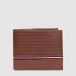 Tommy Hilfiger Men Brown Genuine Leather Wallet(4 Card Slots)