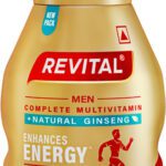Revital H Multivitamin For Men With Natural Ginseng, 10 Vitamins & 9 Minerals(60 Capsules)