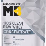 Muscleblaze 100% Clean Raw Concentrate, Light & Clean, Easy To Digest Whey Protein(2 Kg, Unflavored)