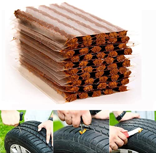 Delhi Traderss 60 X Tubeless Tyre Puncture Repair Strips/Plugs For Car/Bike Use