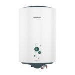 Havells Monza 10 Litre Storage Water Heater (Geyser) | Faster Heating | Glass Coated Anti Rust Tank & Heavy Duty Heating Element | Warranty: 5 Year On Tank | High Rise Compatible