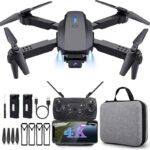Clubmall E88 Pro 4K Camera Drone With Wifi Fpv, Brushless Motor, And Foldable Design Drone