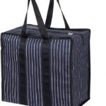 Ehouseall Store Multipurpose Large Big Heavy Storage Organizer Reusable Canvas Shopper Bag Plus 50 L Backpack(Black)