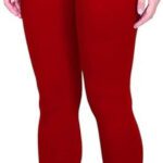 Nymex Ankle Length Western Wear Legging(Maroon, Solid)