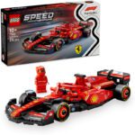 Lego Speed Champions Ferrari Sf-24 F1 Race Car Driver Set 77242 Building Blocks Toys(Multicolor)