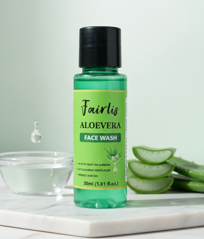 Fairlis Aloe Vera 30 Ml For Soft & Refreshing Feel Face Wash(30 Ml)
