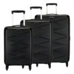 Kamiliant By American Tourister (Small 55Cm |Medium 68Cm| Large 79Cm)Combination Lock-Triprism Cabin & Check-In Set 4 Wheels – 30 Inch