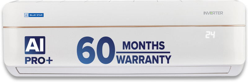 Blue Star 2025 Model 1 Ton 5 Star Split Inverter With Wi-Fi Ac(Ie512Vnurs, White)