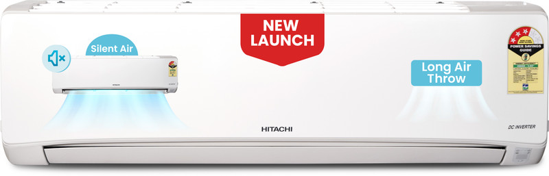 Hitachi 2025 Model 1.5 Ton 3 Star Split Inverter Ac(Ras.E318Pcc2B / Rac.318Wccie2, White)