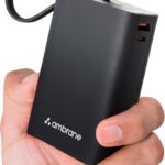 Ambrane 20000 Mah 22.5 W Power Bank(Black-Grey, Lithium Polymer, Power Delivery 3.0, Power Delivery 3.0 For Mobile)