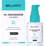 Bellavita Niacinamide Face Serum, Hyaluronic Acid | Ph Balanced | Non-Irritating | Non-Sticky | Treats Pigmentation & Repairs Skin Barrier | 10% Niacinamide(30 Ml)
