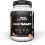 Nutrela Sports Mass Gainer Weight Gainers/Mass Gainers(1 Kg, Malai Kulfi)