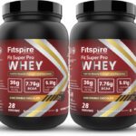 Fitspire Fit Super Pro Whey Protein | Muscle Growth & Recovery Whey Protein(2 Kg, Double Chocolate)