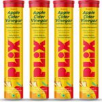 The Plant Fix Plix Apple Cider Vinegar 15 Effervescent Tablet With Mother Mango(4 X 15 Tablets)