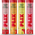 The Plant Fix Plix Acv Apple Cider Vinegar Effervescent Tablets For Weight Management(4 X 15 Tablets)