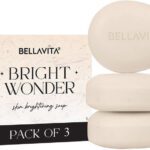 Bellavita Bright Wonder | Skin Brightening Soap | Dark Spots & Pigmentation Reduction(3 X 100 G)