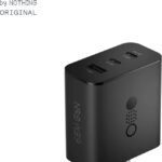 Cmf By Nothing 65 W Gan 3 A 3 Port Mobile Charger(Dark Grey)