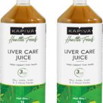 Kapiva Liver Care Juice With 5 Ayurvedic Herbs To Benefit Liver Health 1L(Pack Of 2, 2 L)