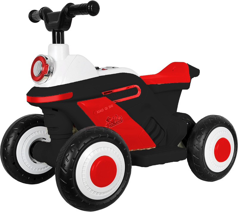 Miss & Chief Zoom Car_Atv, Battery Operated With Light & Music,Mp3 Player, Bluetooth & Usb Car Battery Operated Ride On(Red)