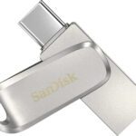 Sandisk Sdddc4-256G-I35 256 Gb Otg Drive Compatible With Mobile, Desktop Computer, Laptop Usb 3.1 Metal Case(Silver, Type A To Type C)
