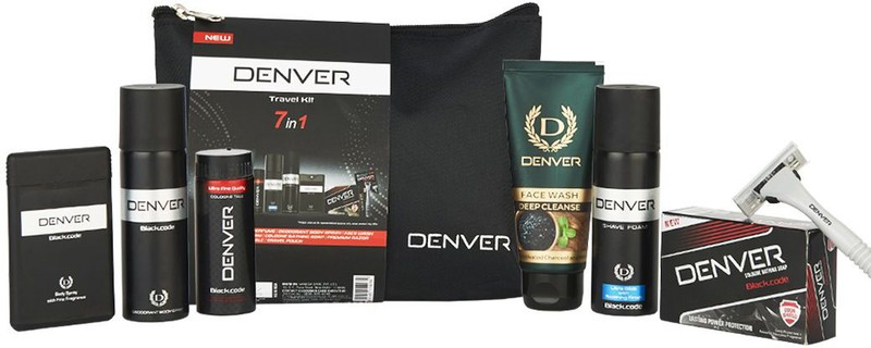 Denver Blackcode Men’S Grooming Kit(7 Items In The Set)