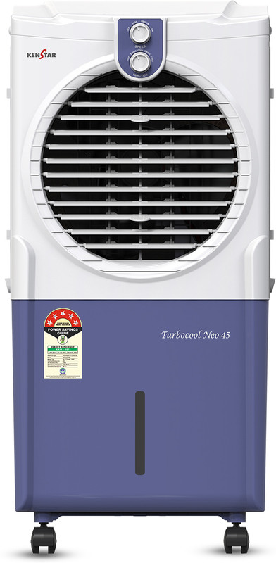 Kenstar 45 L Room/Personal Air Cooler 5 Bee Star Rated(White & Blue, Turbocool Neo Hc 45)