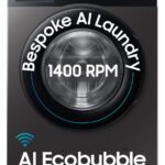 Samsung 9 Kg 5 Star, Ai Ecobubble, Super Speed, Wi-Fi, Hygiene Steam, Digital Inverter Motor Fully Automatic Front Load Washing Machine With In-Built Heater Grey(Ww90Dg5U24Axtl)