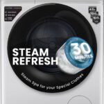 Ifb 9 Kg 5 Star With Steam Refresh Program, 9 Swirl Wash, Eco Inverter, With Ai Fully Automatic Front Load Washing Machine With In-Built Heater Black, Silver(Executive Sxn 9014K Cms/Executive Sxn 9014K)
